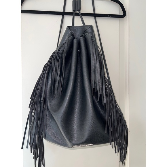Victoria’s SECRET FRINGE FAUX LEATHER BACKPACK - Picture 2 of 4